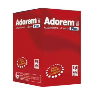 ADOREM PLUS ACETAMINOFEN+CAFEINA 100TBS