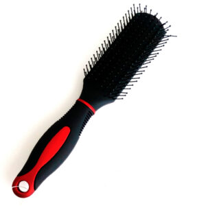 CEPILLO PLANO NEGRO Y ROJO RADIAN NTI