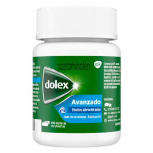 DOLEX AVANZADO 500 MG FCO 100 TBS RECUB