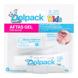 GEL BUCAL DOLPACK KIDS AFTAS 15G+PIN+ALG