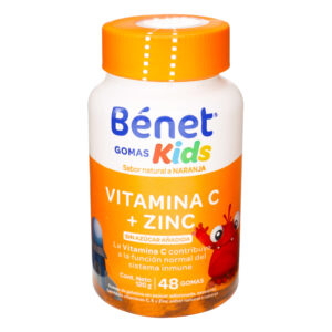GOM. DE GELAT. BENET KIDS VITAM ZINC 120