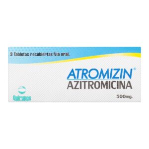 ATROMIZIN AZITROMICINA 500 MG 3 TBS