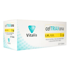 CEFTRIAXONA 1 G 10 AMPOLLAS VT