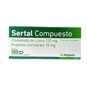 SERTAL COMPUESTO 100 COMPRIMIDOS  (A)