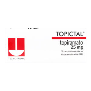 TOPICTAL 25 MG 28 TABLETAS (P)13762(SC)