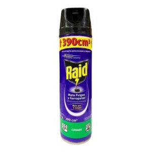 RAID SPRAY MATA PULGAS 390 ML
