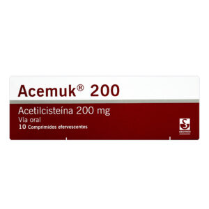 ACEMUK 200 MG 10 TAB EFERVECENTES(PDB)