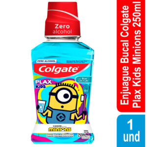 ENJUAGUE COLGATE PLAX KIDS MINIONS 250ML
