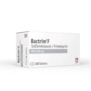 BACTRIM F 160+800 MG 10 TABLETAS