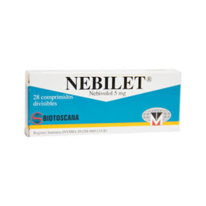 NEBILET 5 MG 28 CAP.(3%+)