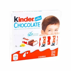 CHOCOLATE KINDER 50 GR 4 UND