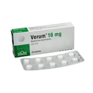 VERUM 16 MG 20 TABLETAS (A)(3%+)