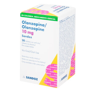 OLANZAPINA 10 MG 20 TABLETAS SZ(P)86030