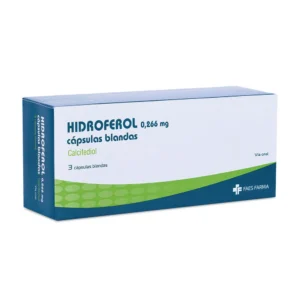 HIDROFEROL 0.266 MG 3 CAP.BLANDA(PAE)