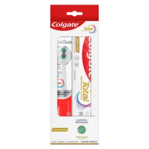 Crema colgate set cepillo foaming + crema total