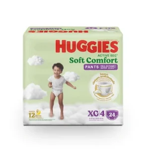 Pañales Pants Huggies Active Sec Etapa 4 Xg X 24 Und