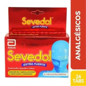 SEVEDOL EXTRAFUERTE 24 TABLETAS RECUBIERTAS